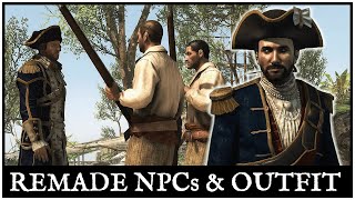 British NPCs remake (1/2) & Remastered outfit   Gameplay | Assassin's Creed 4 MOD 'Corsaire du Roy'