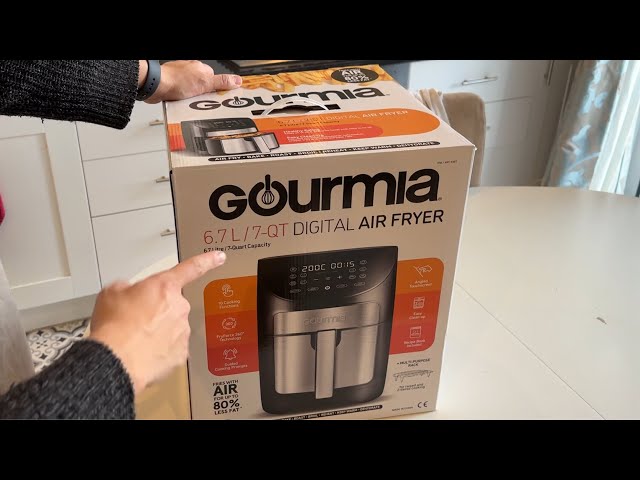 Gourmia 7 Quart Digital Air Fryer - Detailed Review and Demo 