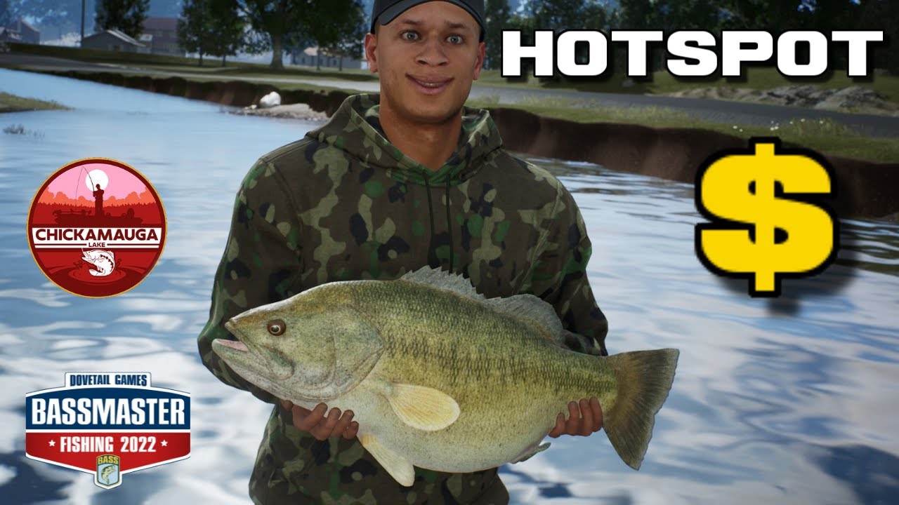 Big Bass Big Bucks Bassmaster Fishing 2022  Hotspot ?  Chickamauga Lake
