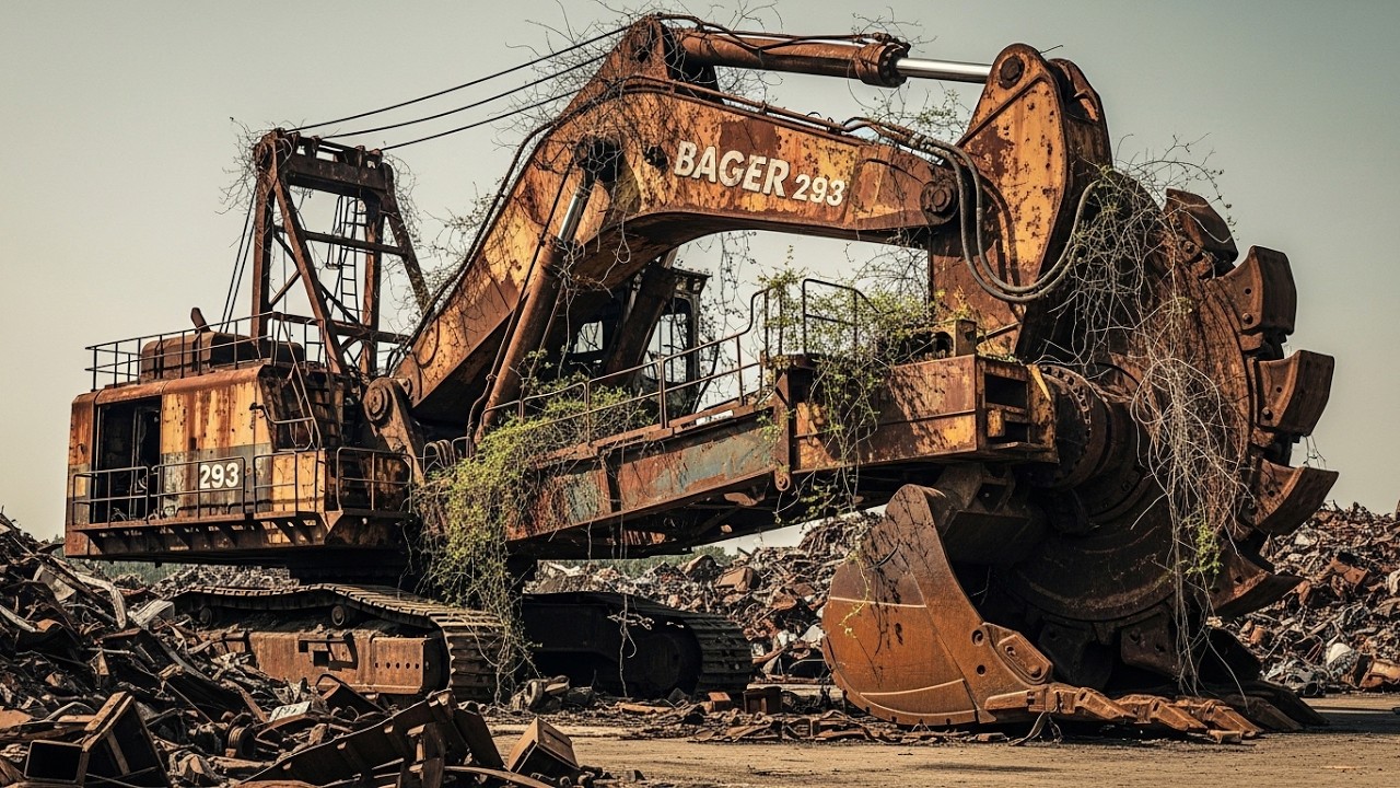 Abandoned Bagger 293 Restoration - Turning a Rusted Scrap Yard Giant ...