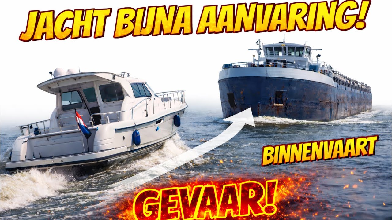 NOODSIUTATIE OP DE WATERWEG - JE GELOOFT JE OGEN NIET