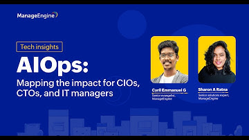 Mapping the impact of AIOps for CIOs, CTOs, and IT managers | ManageEngine ITOM