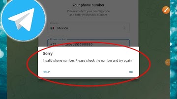 Telegram Fix Sorry, Invalid phone number. Please check the number and try again Problem Solve
