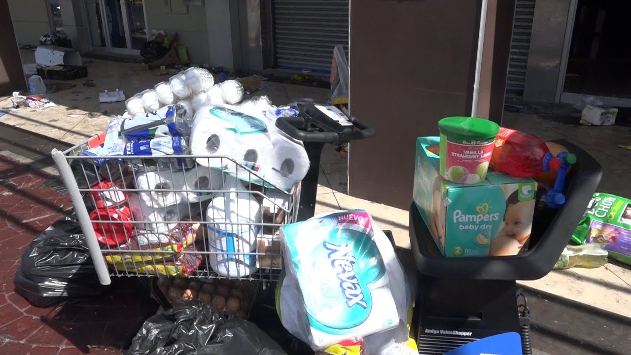 Grupos delincuenciales saquean comercios de Managua