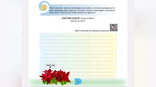 6. Sınıf Türkçe Dersi Atatürk Çiçeği Dinleme Metni