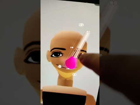 Maquiando personagem só Roblox