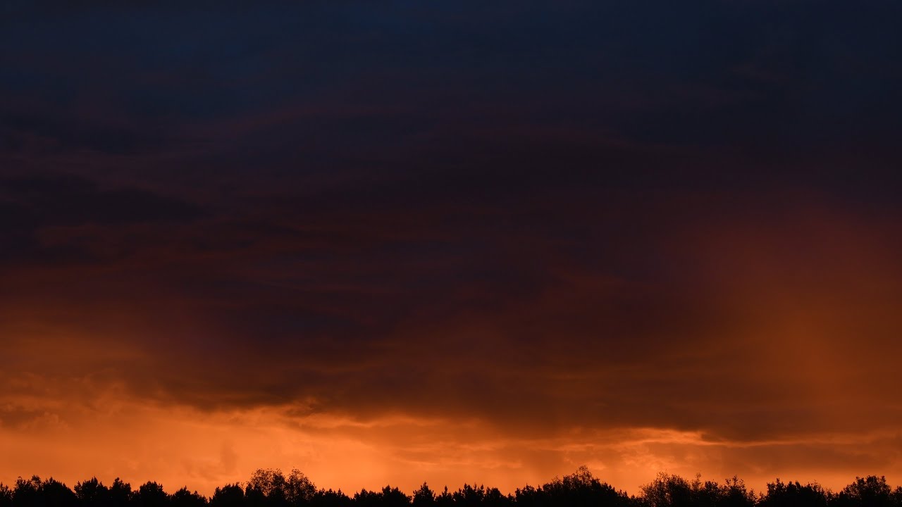 Morning dawn in Falkensee in Brandenburg, Germany on May 17, 2021 Havelland Berlin Spandau 4K