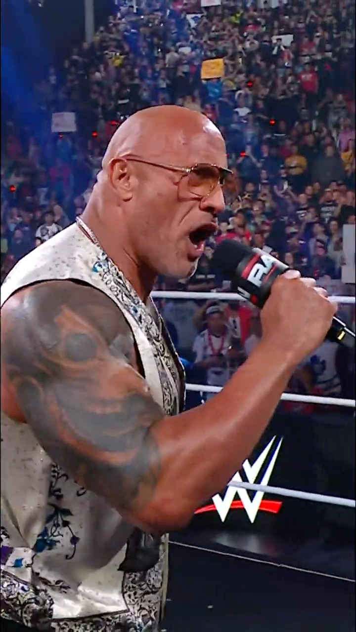 We’re glad to have you back, The Rock ??? #RAWonNetflix #WWERaw