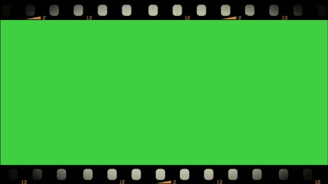 Film Reel Green Screen Border Animation HD