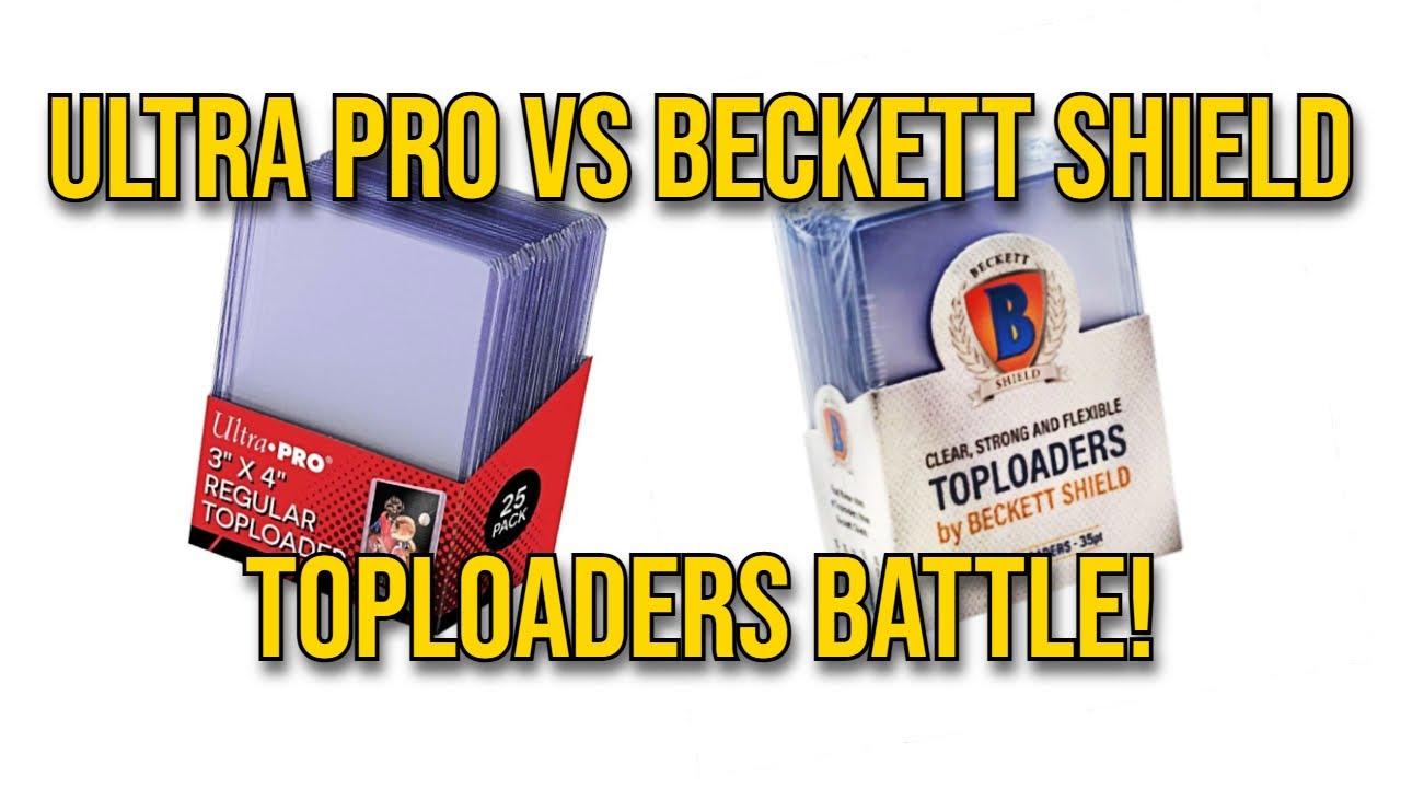 Top Loader Comparison: Ultra Pro vs. Beckett Shield! Which one is The Best? Top Loader Comparison: Ultra Pro vs. Beckett Shield! Which one is The Best?