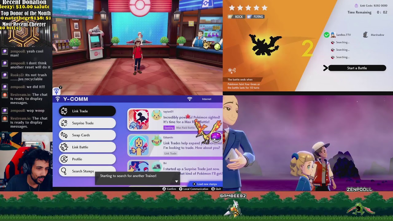 ULTRA SHINY GMAX DENS + ZARUDE + WONDER TRADES + SHINY EGGS + SEED CHECKER + ANIMAL CROSSING + MORE!