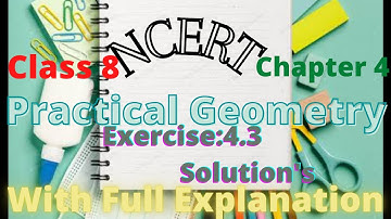Class 8 Exercise:4.3 Solution