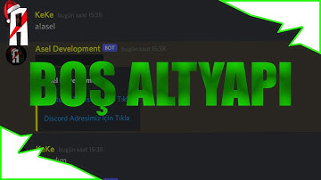 DİSCORD BOT BOŞ ALTYAPI - DBD.JS AOİ.JS