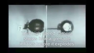 Ultra Slow Motion Grenade Explosion Wach it Expand before Exploding