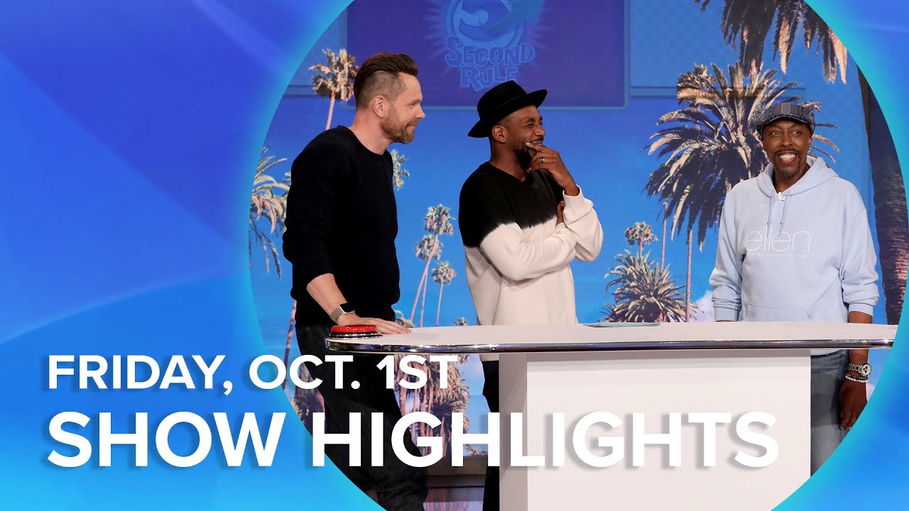Guest Host Arsenio Hall with Joel McHale and Curtis Stone! | Highlights From Friday, October 1