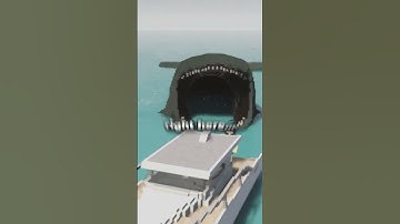 Bloop Monster Eats A Boat - Teardown Mods Gameplay