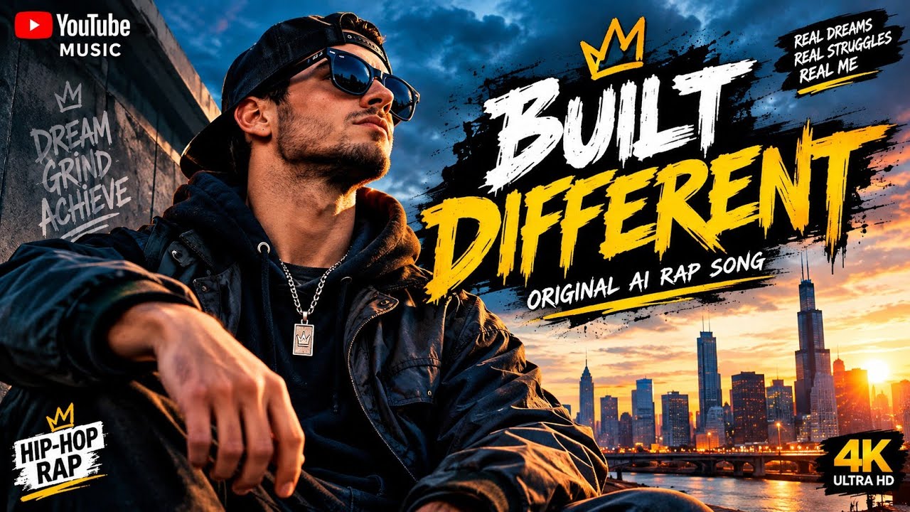 BUILT DIFFERENT 🔥 | Original AI Rap Song | Motivational Hip-Hop