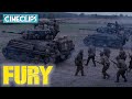 Antitank gun fight  fury  cineclips  with captions