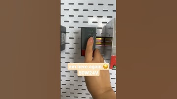 MochuanDrives switching power supply 50W24V to enjoy 36months #hmi #plc #smps #mochuandrives