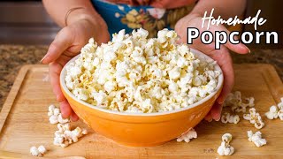 Homemade Popcorn | Quick and Easy Snacks | Low FODMAP | Grit and Groceries 5 Minute Buttery Low Fodmap Popcorn