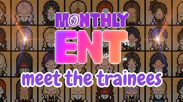 Starting a NEW K-POP Group in Monthly Entertainment (Monthly Idol 2) | Meet the Trainees 01 🎤✨