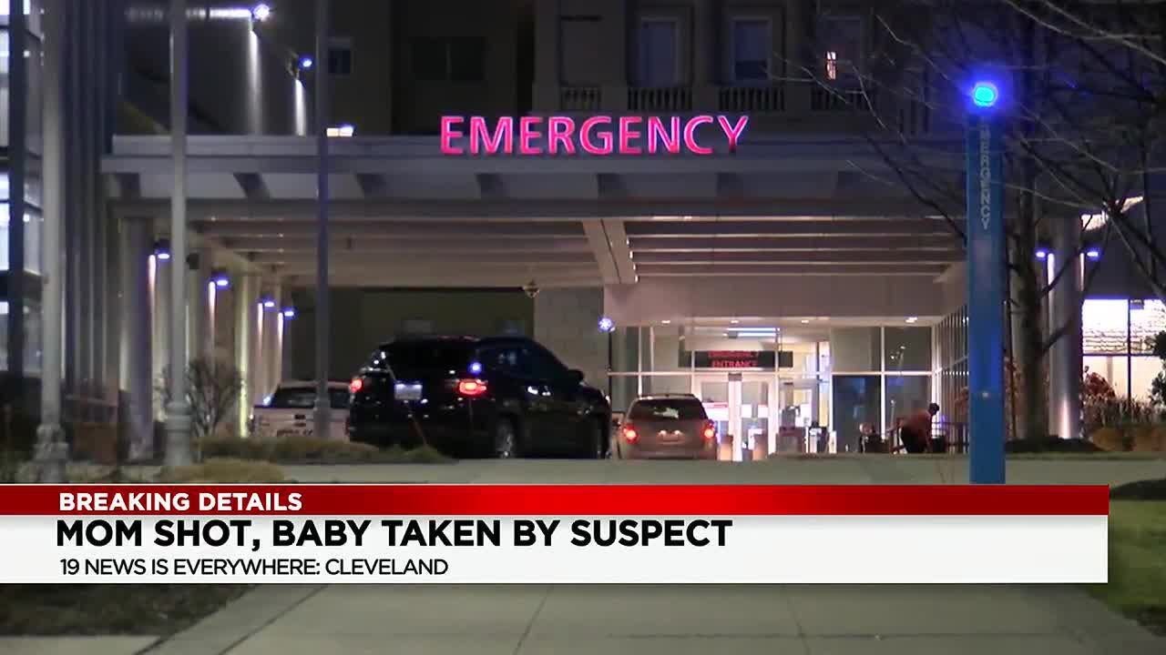 Suspect in custody, baby unharmed after woman injured in Cleveland shooting: Police