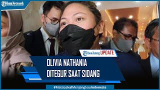 Olivia Nathania Putri Nia Daniaty Ditegur Saat Sidang karena Makan dan Minum