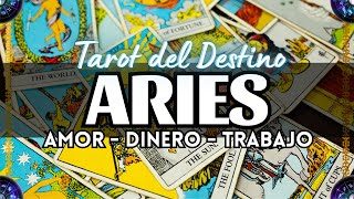 Aries ♈️ LLEGA UN DINERO QUE ESPERAS, TAMBIEN EL AMOR DE TU VIDA REGRESA❗ #aries - Tarot del Destino