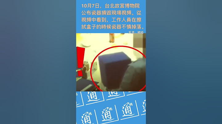 心痛！台北故宫摔坏文物瓷器现场画面曝光 #台北故宫 #文物 #青花瓷 - 天天要闻