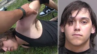 Body camera video shows arrest of Flagler man at Palm Coast High School