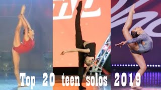 Top 20 teen solos 2019 (ages 12-14)