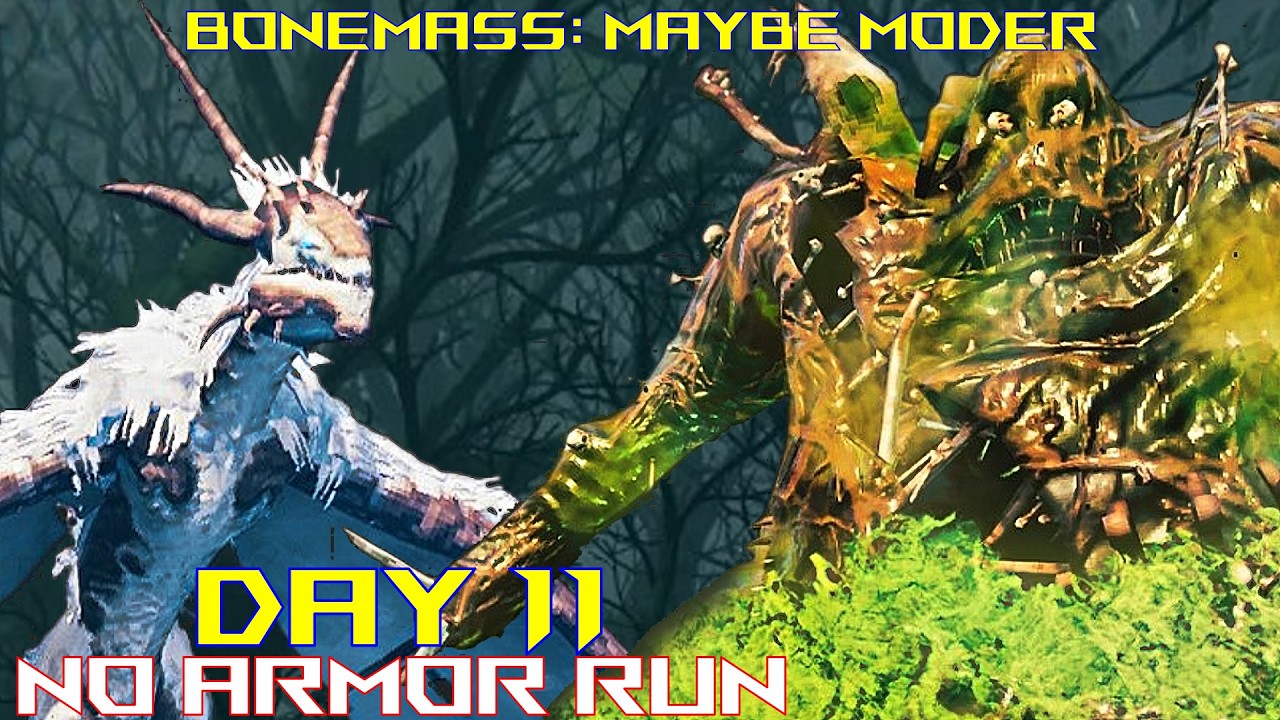 🔴 LIVE: NO ARMOR RUN DAY 11 | BONEMASS then maybe MODER!