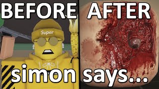 ROBLOX GORE + SIMON SAYS is TOO GOOD...