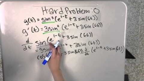 Chain Rule (Difficult Problem) - Angela and Angelica