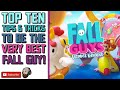TOP TEN FALL GUYS TIPS // Fall Guys Tricks - How To Win in Fall Guys Ultimate Knockout