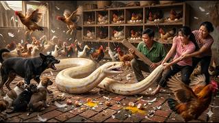 72 Hours of Terror 😱 Giant Albino Python Attacks Girl at Turkey Farm – NO ESCAPE! 🐍🔥 Net Worth
