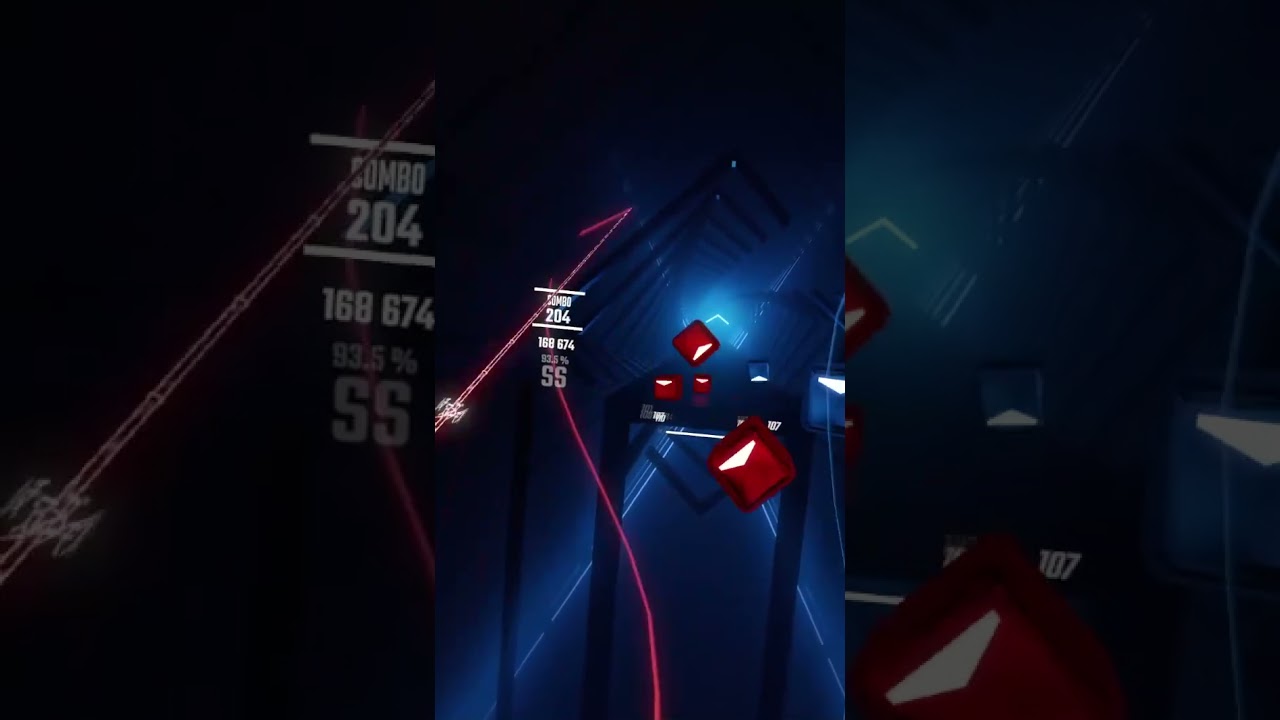 How did i even full combo that part? #beatsaber #rhythmgame #music