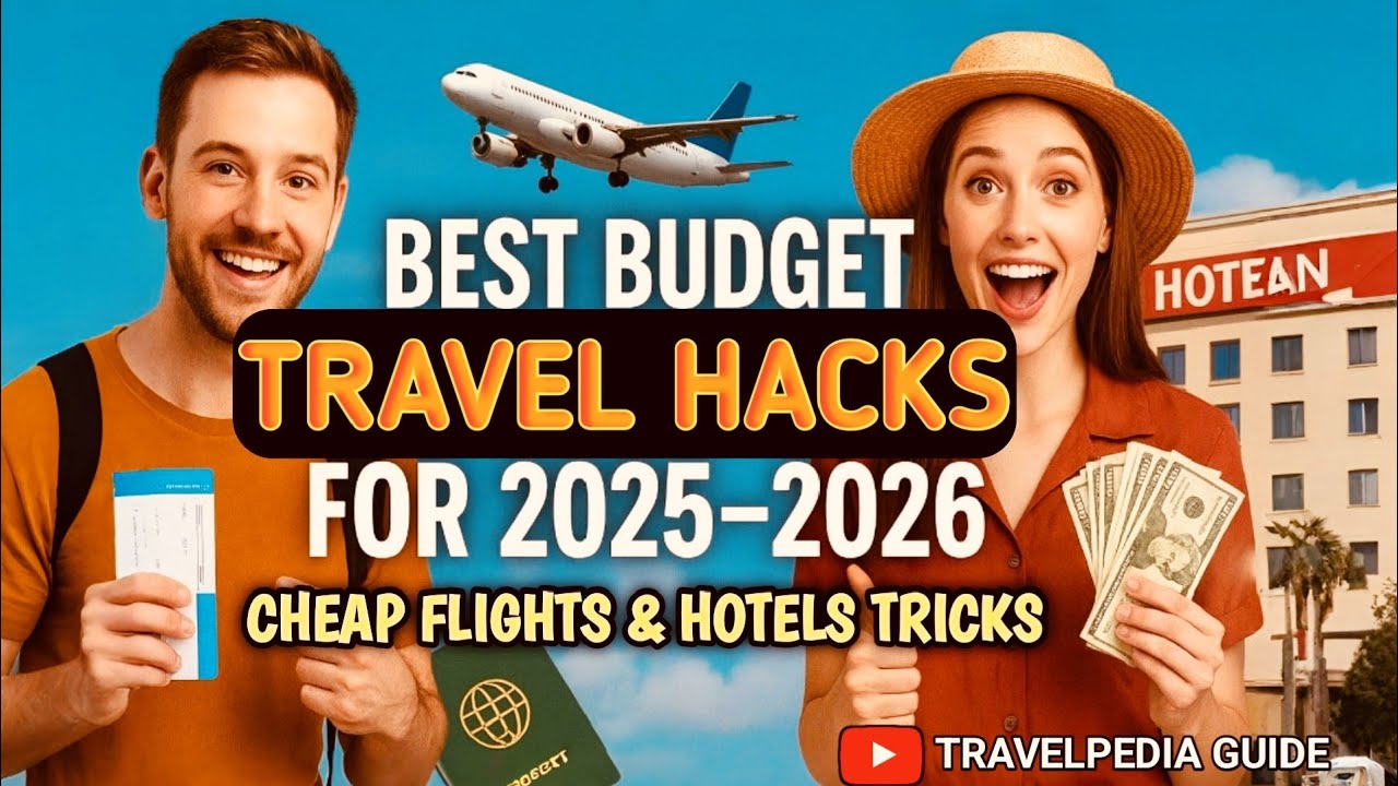 Best Budget Travel Hacks for 2025–2026 ️ |Cheap Flights & Hotels Tricks ...