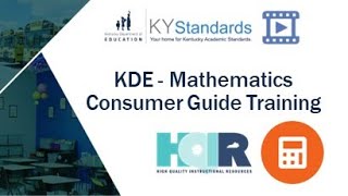 KDE - Mathematics Consumer Guide Training