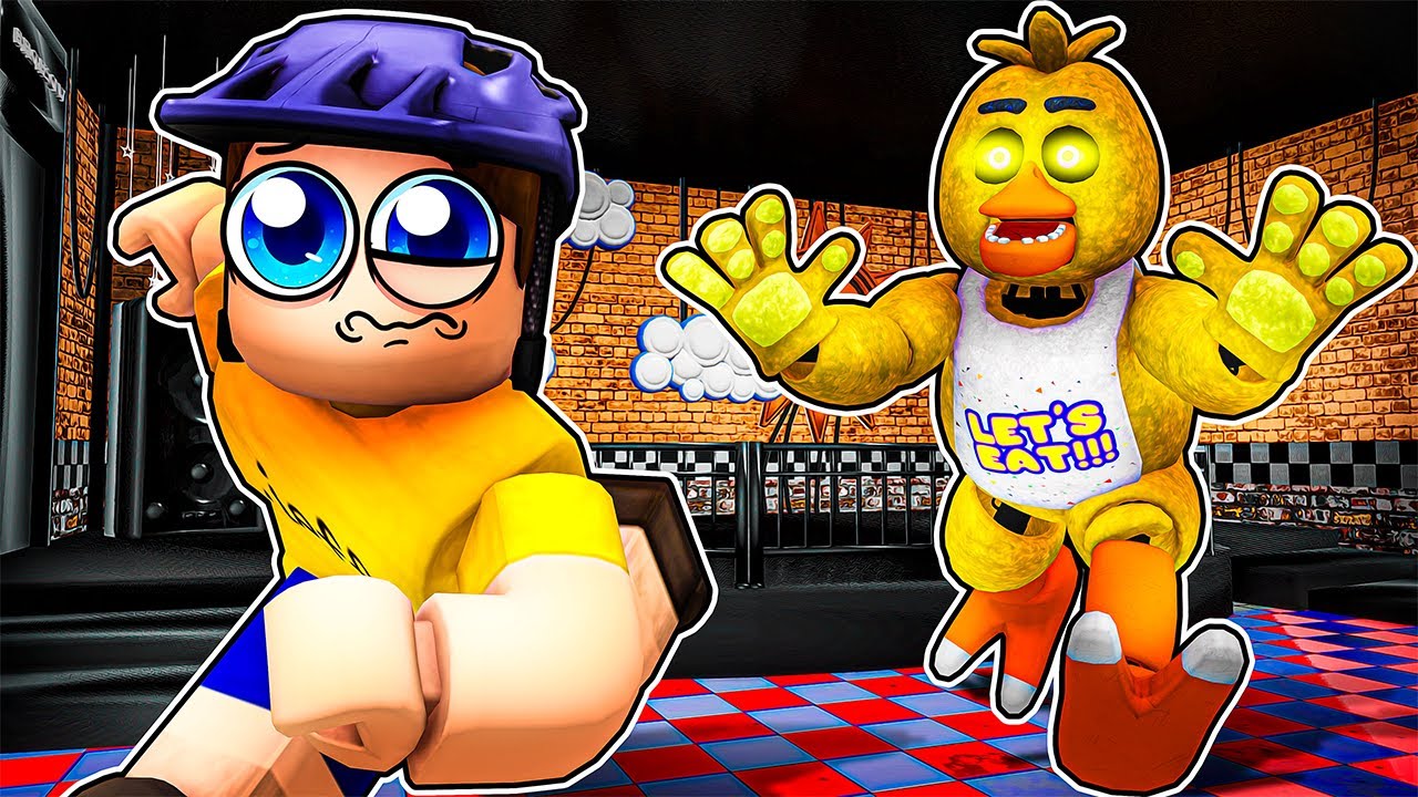 Jeffy and Junior Plays Five Nights at Freddy's 2 in ROBLOX!