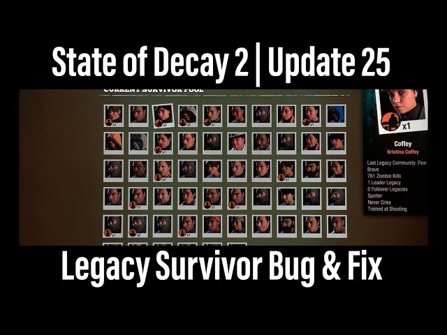 TFT1 - State of Decay 2 Problems: Infestations (Reddit Edition!) :  r/StateofDecay2