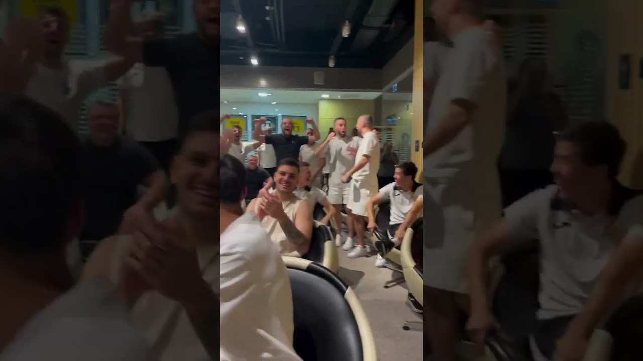 🚨🇰🇿 | The reaction of Kairat players when they found out they’d play against Real Madrid in Almaty 😭