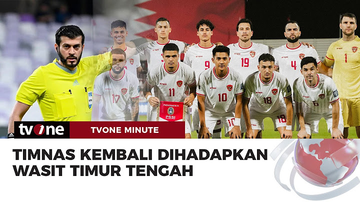 Kembali! Wasit Asal Timur Tengah Pimpin Laga Timnas Indonesia Vs China | tvOne Minute