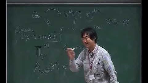 Prof. Makoto Matsumoto | Differences between Galois representations in automorphism and...... of...