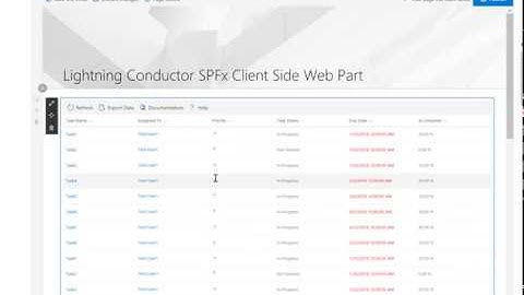 Lightning Conductor SPFx Client Side Web Part