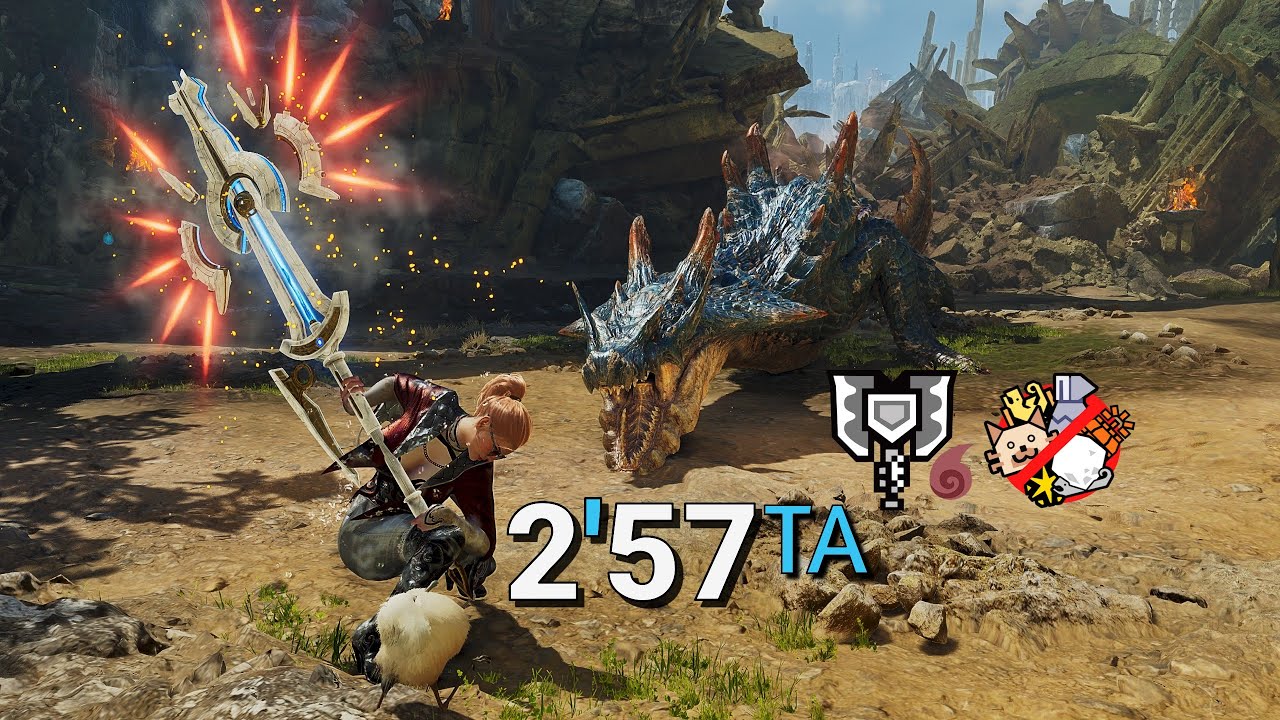 9★ 5✦ Tempered Lagiacrus Charge Blade Solo 2'57 TA Wiki | MHWilds