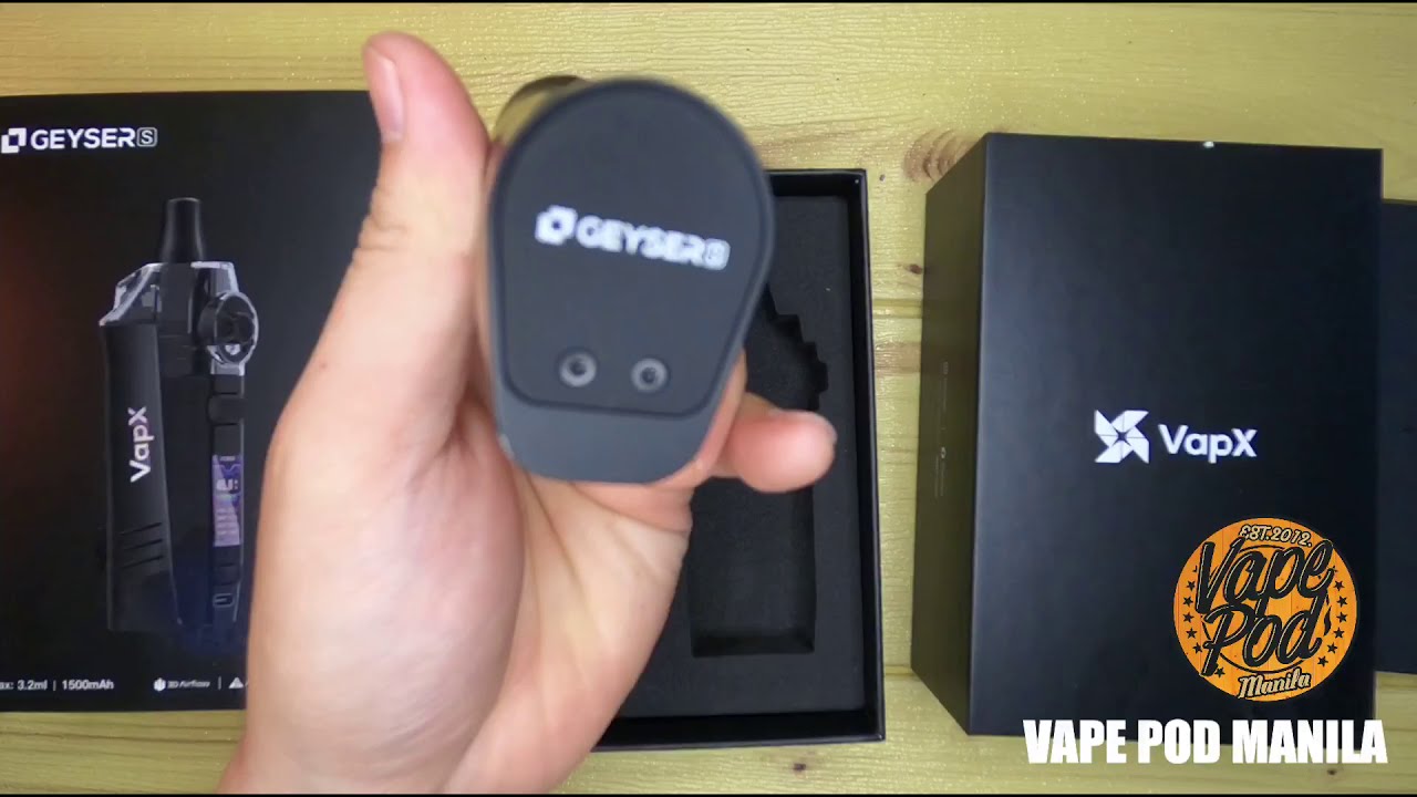 VapX GEYSER S UNBOXING