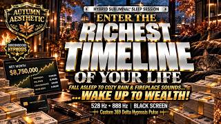 🍂 Enter the RICHEST Timeline of Your Life — AUTUMN RAIN AESTHETIC | HYBRID Subliminal® + Hypnosis