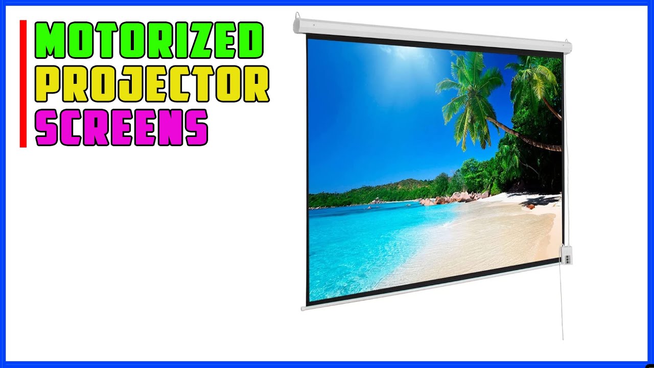TOP 5 Best Motorized Projector Screens 2026 | Don’t Buy a Projector Screen Until You See THIS in Act