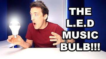 BLUETOOTH SPEAKER LED BULB REVIEW!